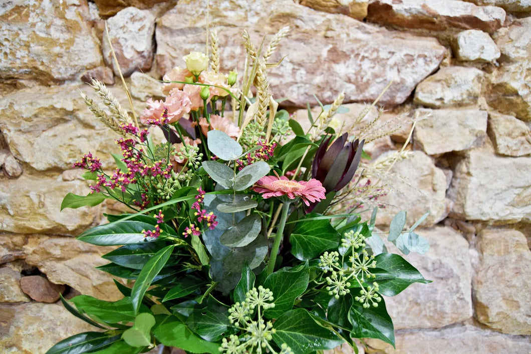 Blumenstrauß Goldene Natürlichkeit