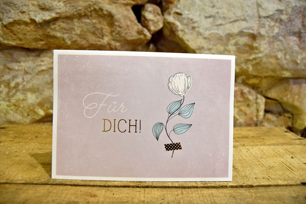Klappkarte Freundschaft für Dich